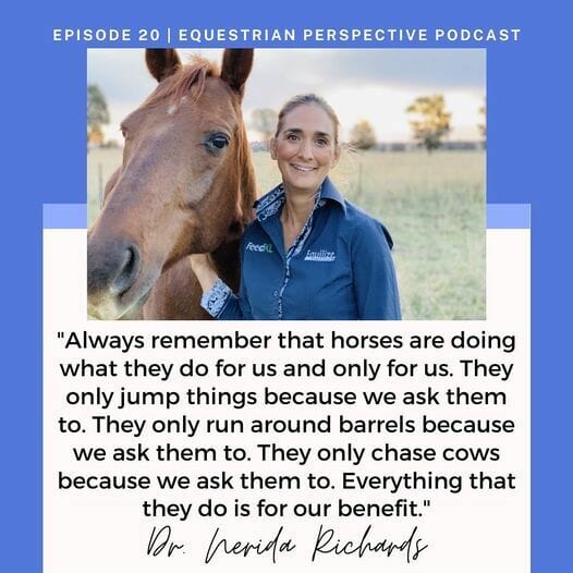 Equestrian Perspective Podcast Equine Nutrition Feeding For Good Behaviour With Dr Nerida Richards